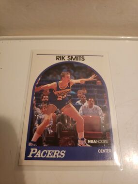 Rik Smits 1989-1990 NBA Hoops #37 - Rookie - Indiana Pacers - Fresh Pull